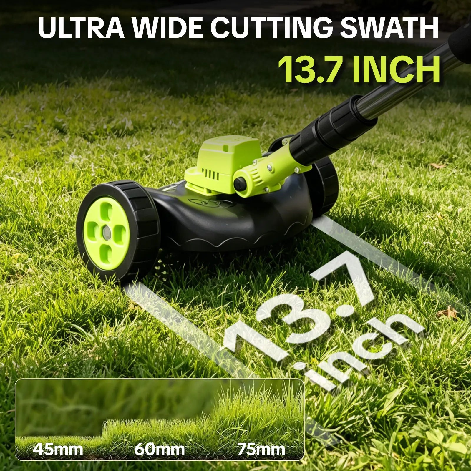 SEESE 3-in-1 Cordless Lawn Mower